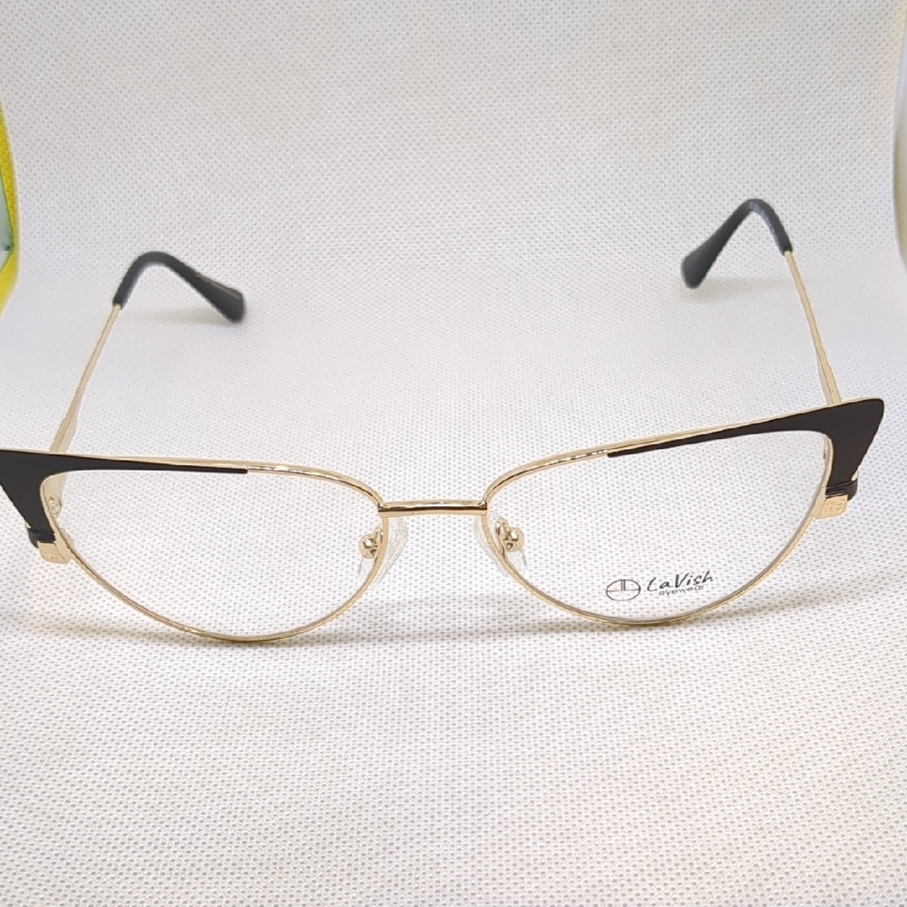 Gold and Black Women's Glasses